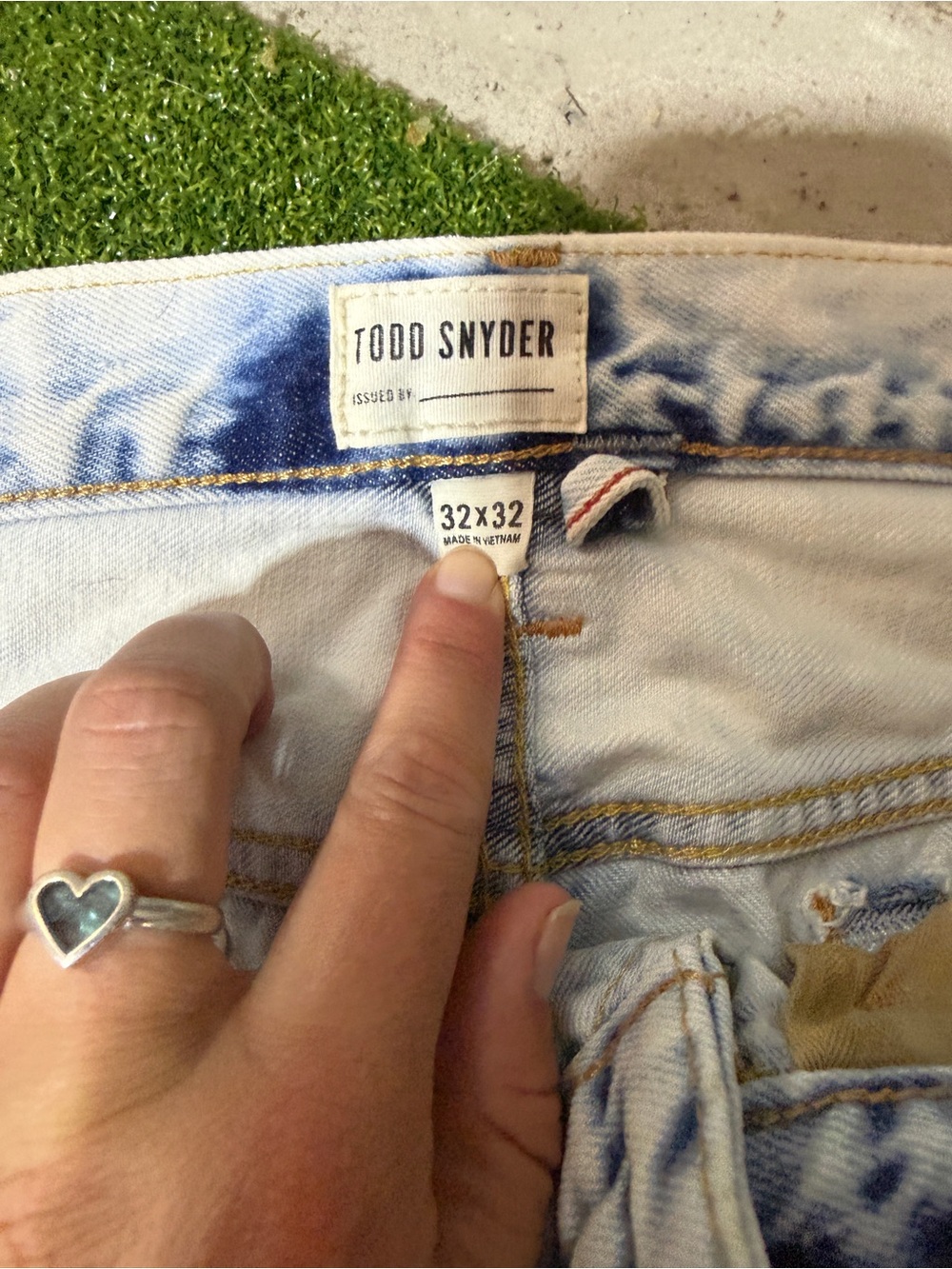 Todd Snyder Slim Fit Selvedge Jeans 32x32 - Picture 8 of 14